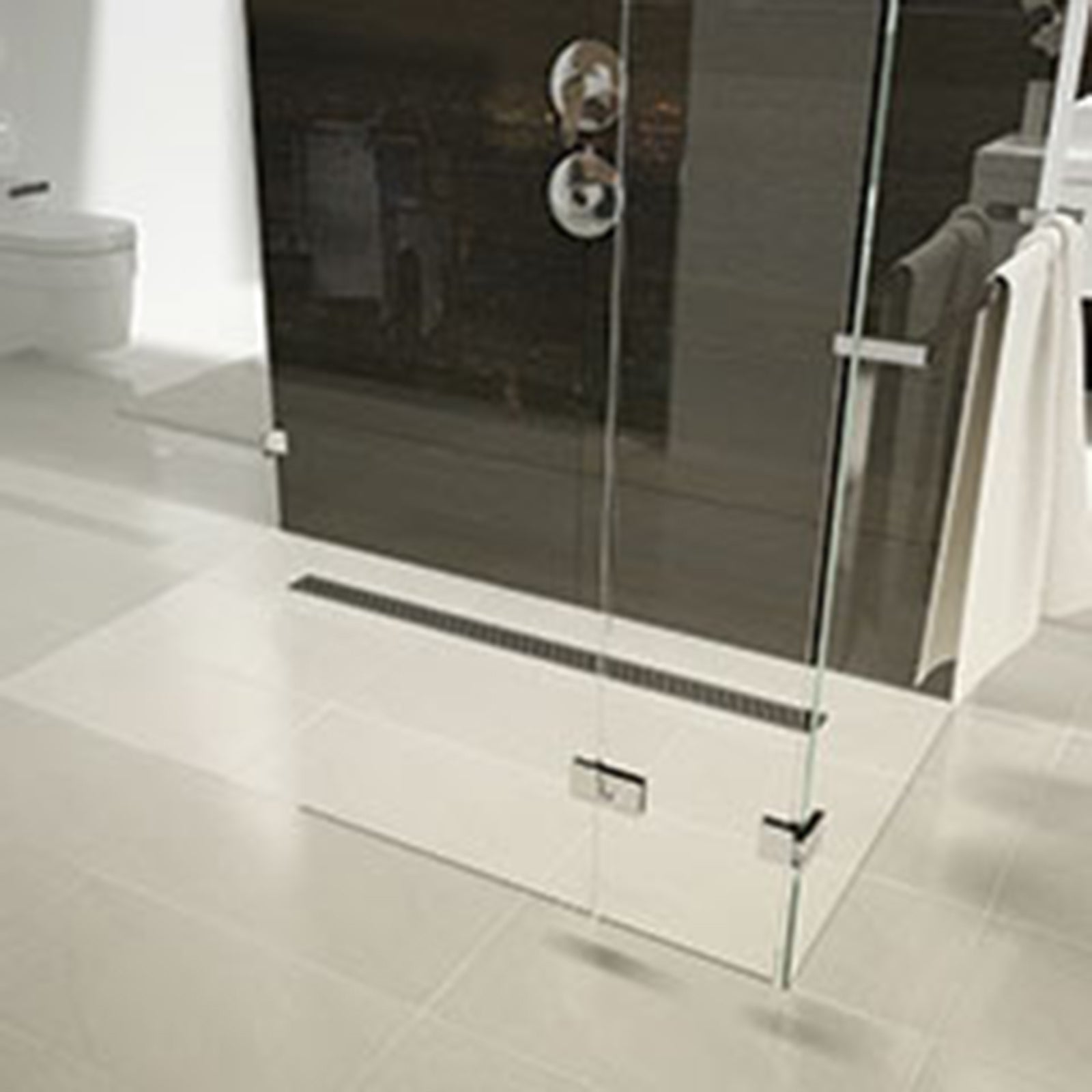 Ascent Linear Drain Wetroom Tray - 1600 x 900mm