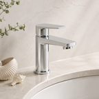 Scotney Mini Mono Basin Mixer with Click-Clack Waste – Chrome
