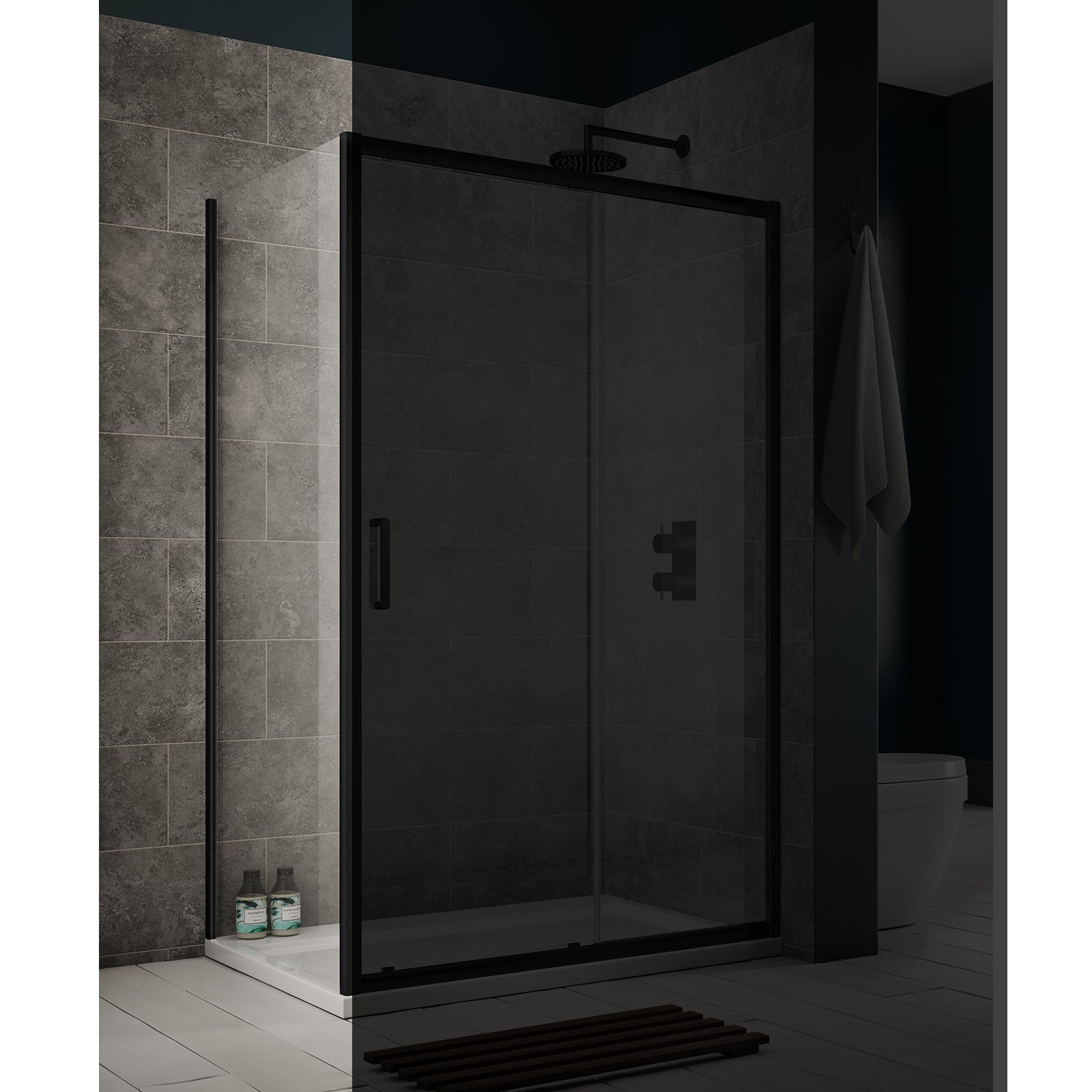 Sommer 8 Side Panel - 800mm - Matt Black