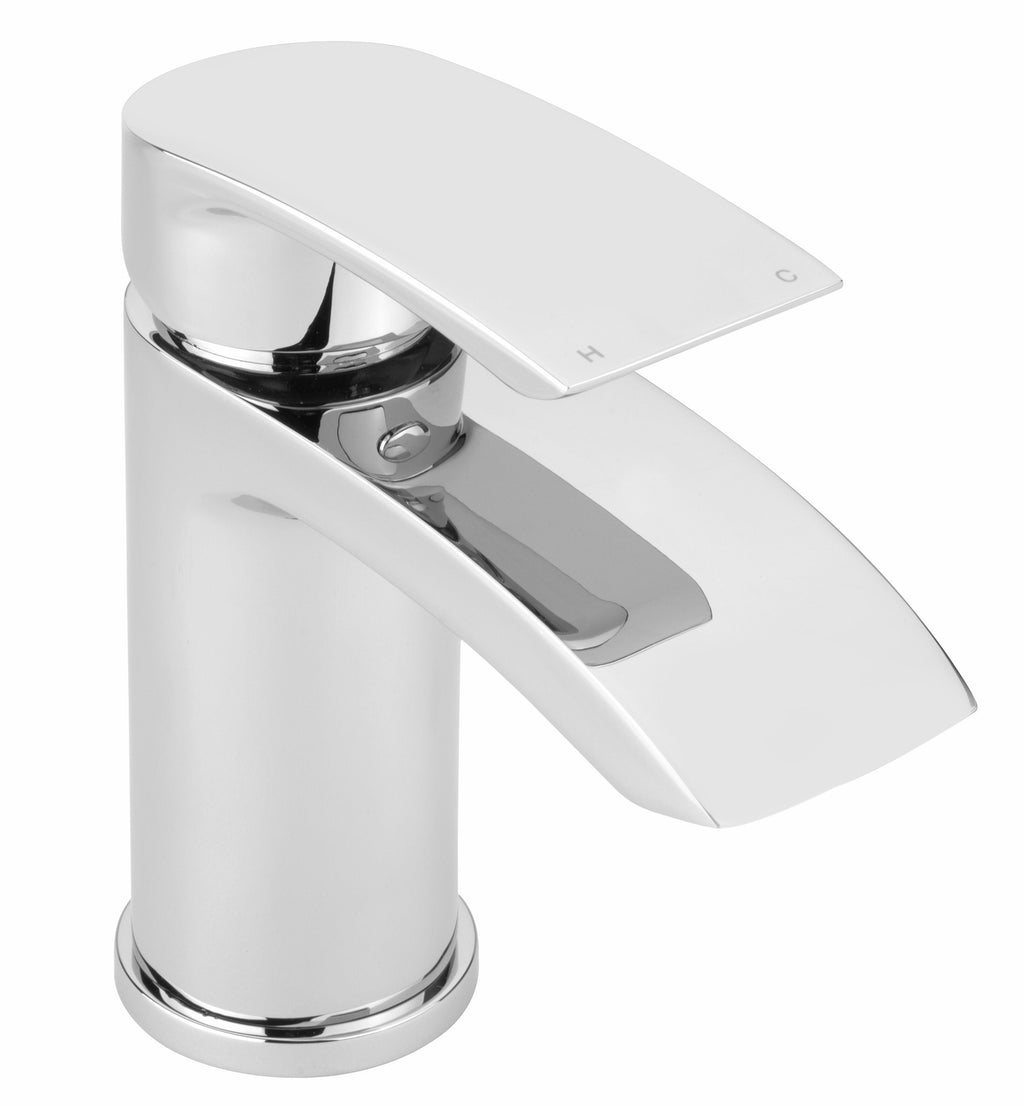 Speldhurst Basin Mixer Tap with Click-Clack Waste – Chrome, Matt Black or Matt Brushed Brass
