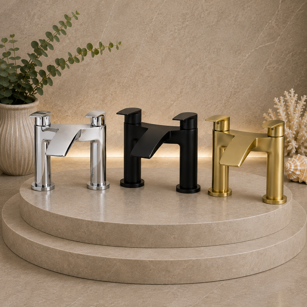 Speldhurst Bath Filler Tap – Chrome, Matt Black or Matt Brushed Brass