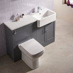 Stamford 1200mm 1-Piece Basin Combination - Platinum Grey