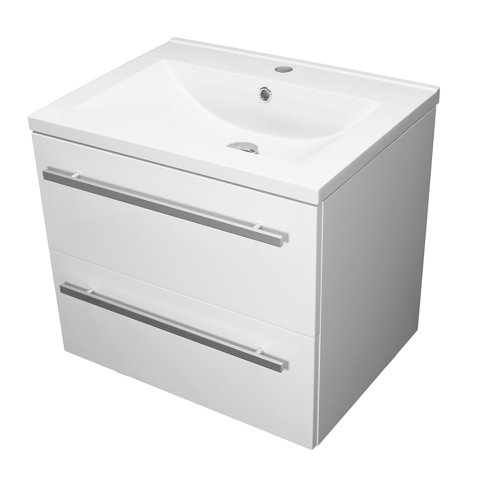 Allbits 60 Purity 2 Drawer Wall Hung Unit and Basin