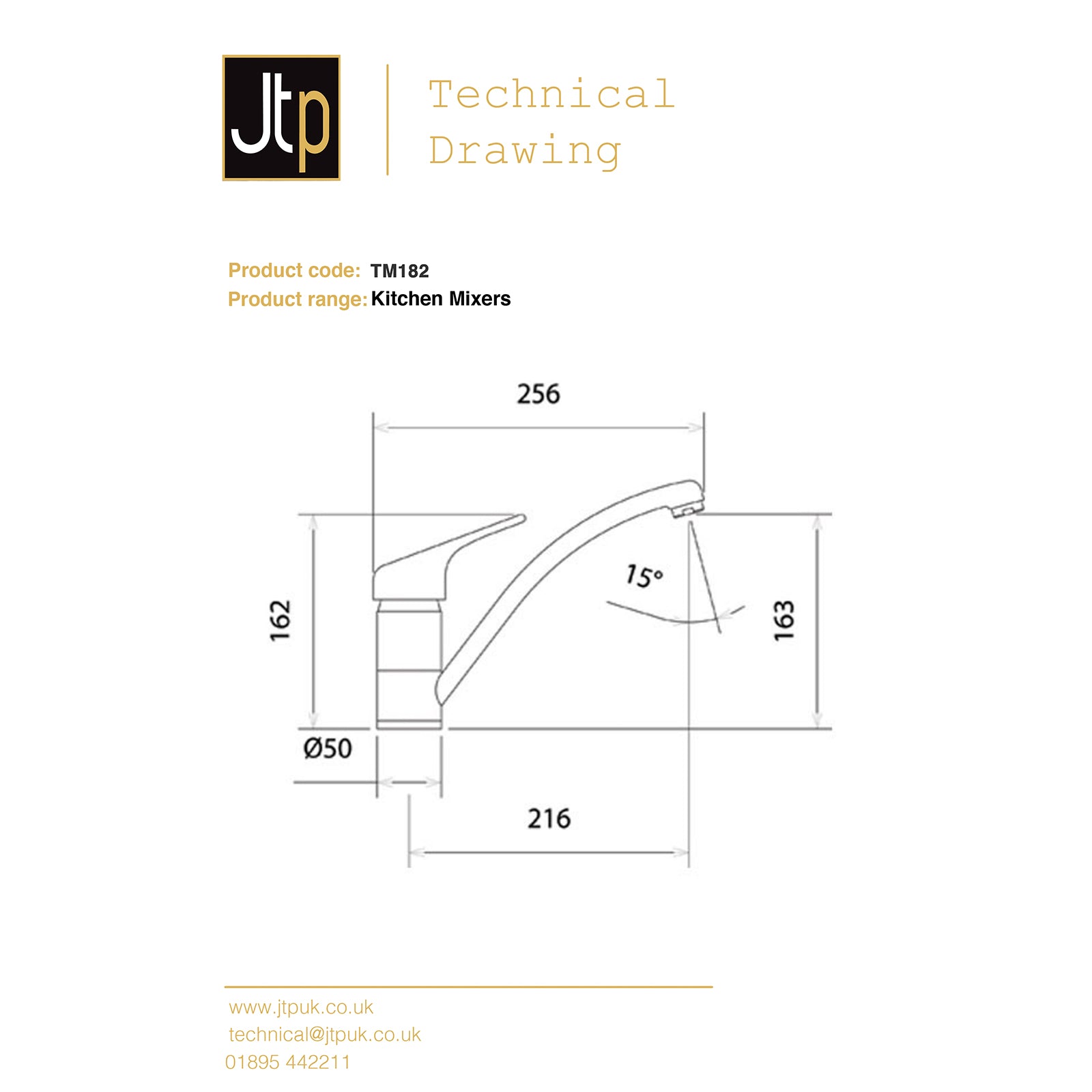 Topmix Single Lever Kitchen Sink Mixer