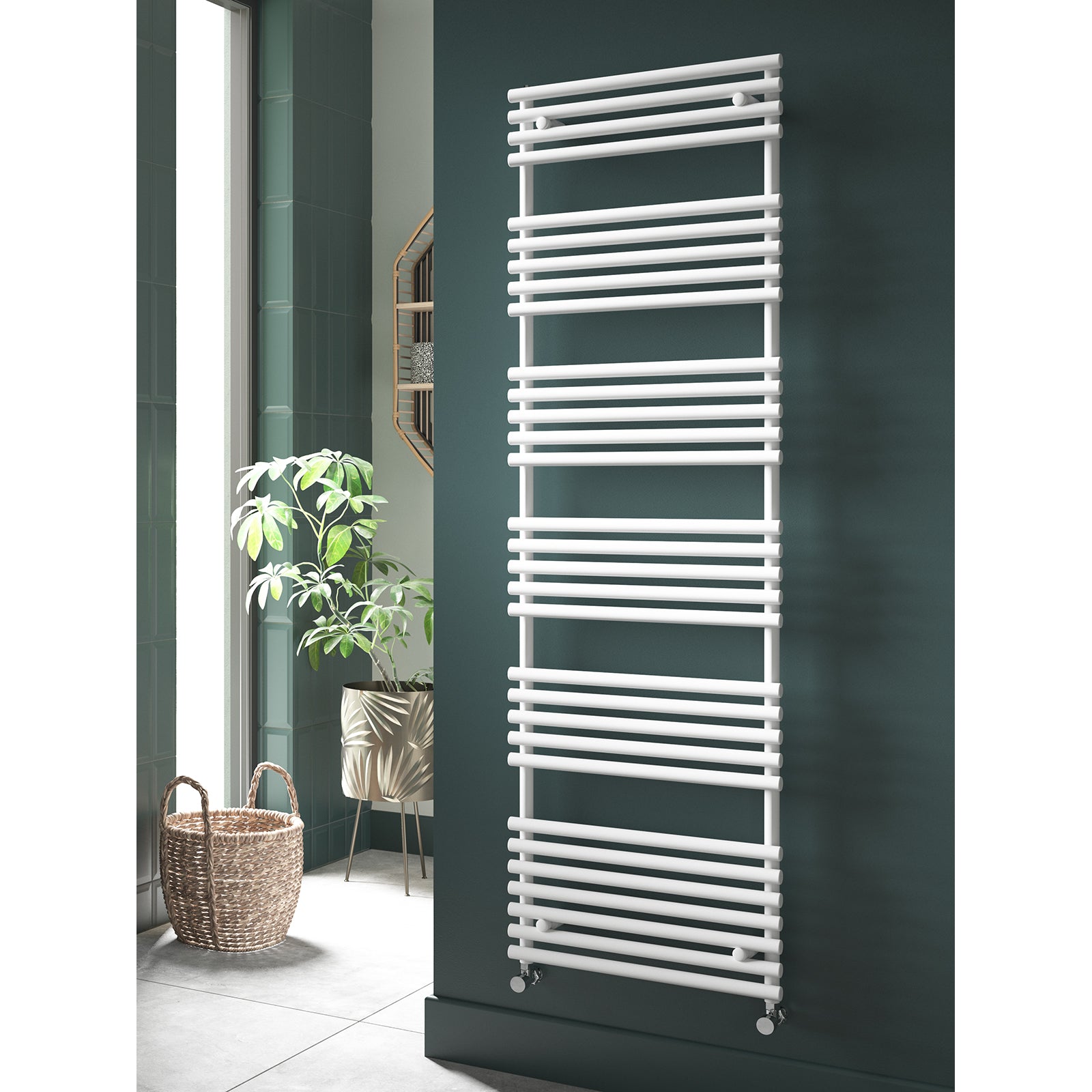Redroom Quartz White 1635 x 496mm Radiator