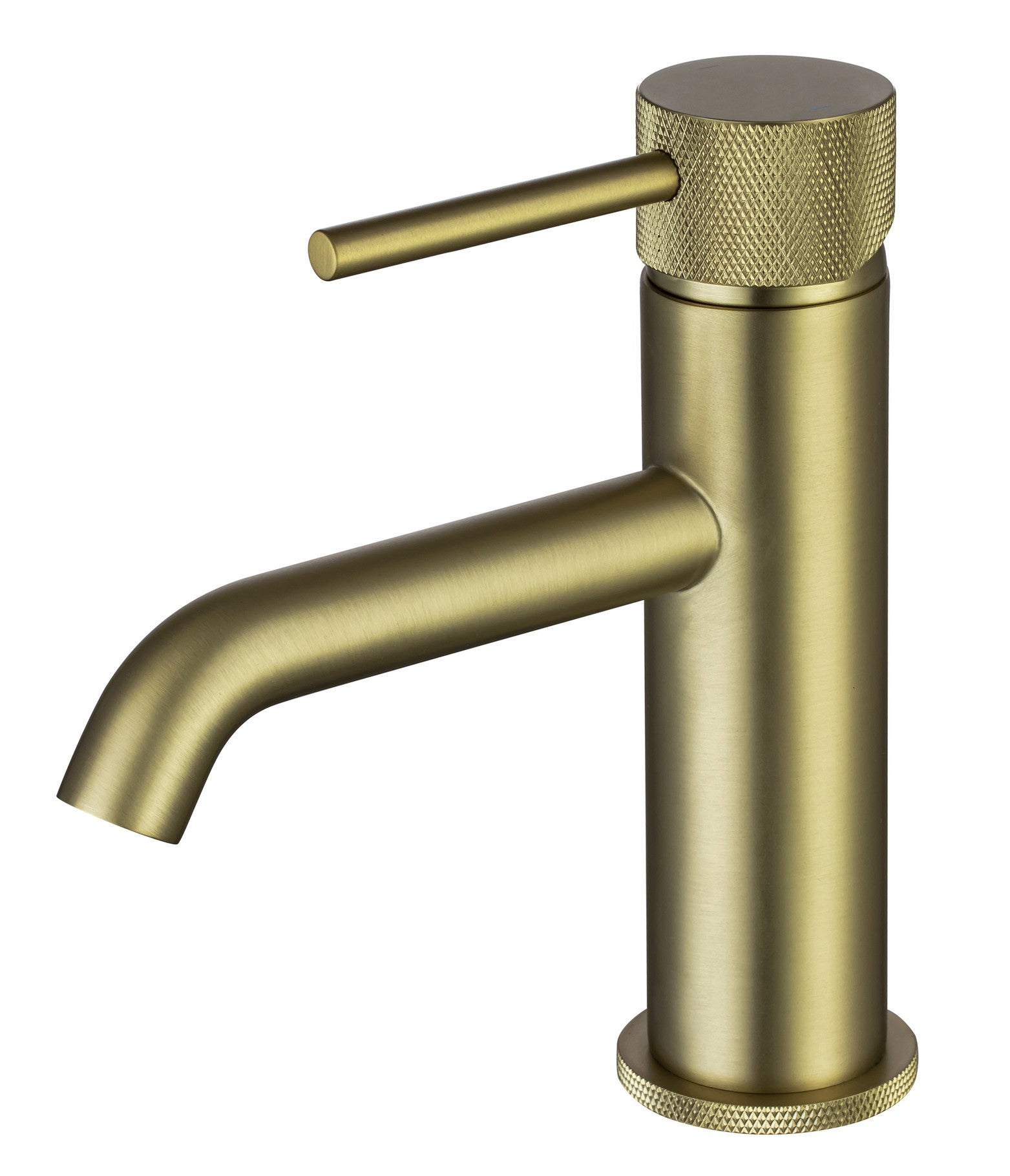 Tudeley Basin Mixer Tap with Knurled Handle & Waste – 5 Finishes