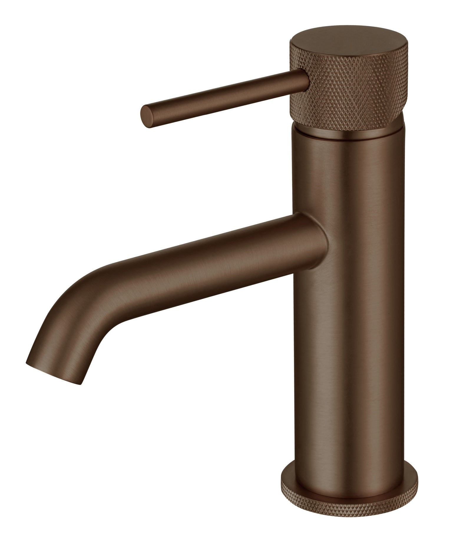 Tudeley Basin Mixer Tap with Knurled Handle & Waste – 5 Finishes