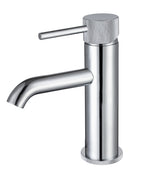 Tudeley Basin Mixer Tap with Knurled Handle & Waste – 5 Finishes
