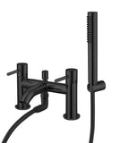 Tudeley Deck Mounted Bath Shower Mixer with Knurled Handles – 5 Finishes