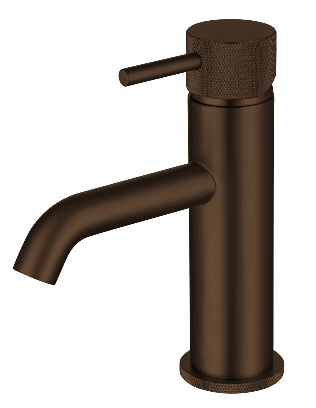 Tudeley Mini Basin Mixer Tap with Knurled Handle & Waste – 5 Finishes