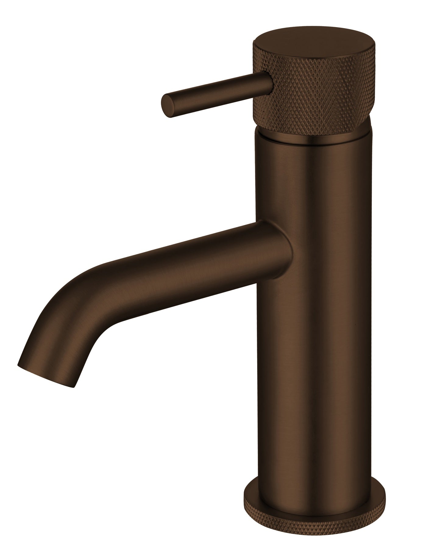 Tudeley Mini Basin Mixer Tap with Knurled Handle & Waste – 5 Finishes