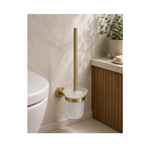 Tudeley Knurled Toilet Brush & Holder – Chrome, Matt Black, Brushed Gunmetal & Brushed Brass
