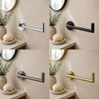 Tudeley Knurled Toilet Roll Holder | Chrome, Matt Black, Gunmetal Grey & Matt Brushed Brass