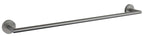 Tudeley Knurled Wall Mounted Towel Bar 614mm | Chrome, Matt Black, Gunmetal Grey & Matt Brushed Brass