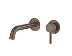 Tudeley Single Lever Wall Mounted Basin Mixer Tap with Knurled Handle & Waste – 5 Finishes