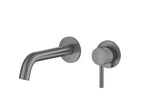 Tudeley Single Lever Wall Mounted Basin Mixer Tap with Knurled Handle & Waste – 5 Finishes