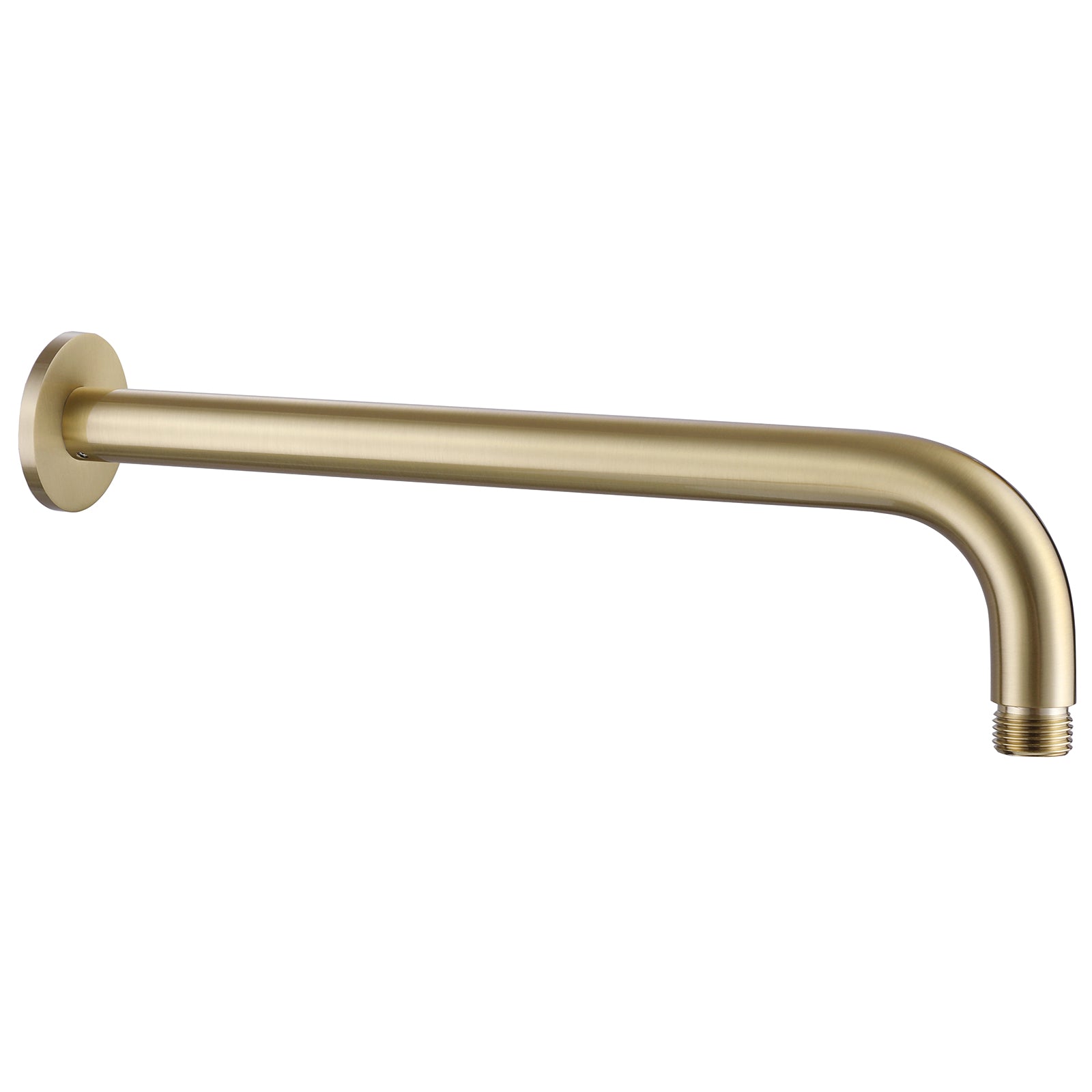 Tuscany Fixed Shower Head & Arm - Brushed Brass