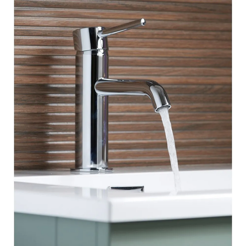 Tuscany Chrome Monobloc Basin Tap with Waste