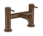 Tudeley Deck Mounted Bath Filler with Knurled Handles – 5 Finishes