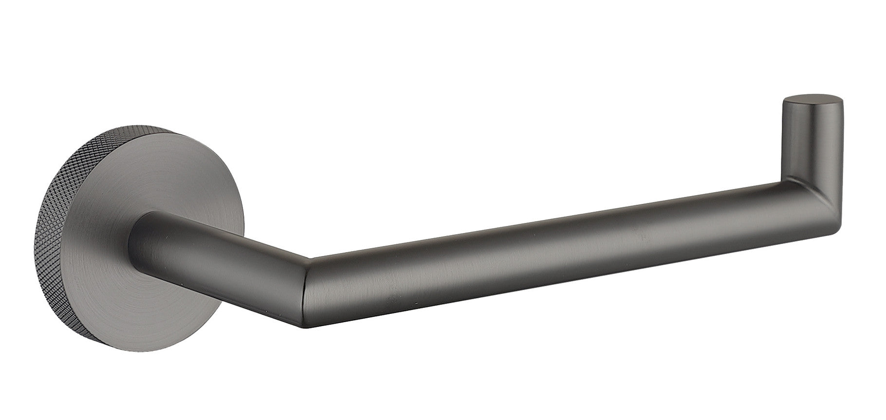 Tudeley Knurled Toilet Roll Holder | Chrome, Matt Black, Gunmetal Grey & Matt Brushed Brass