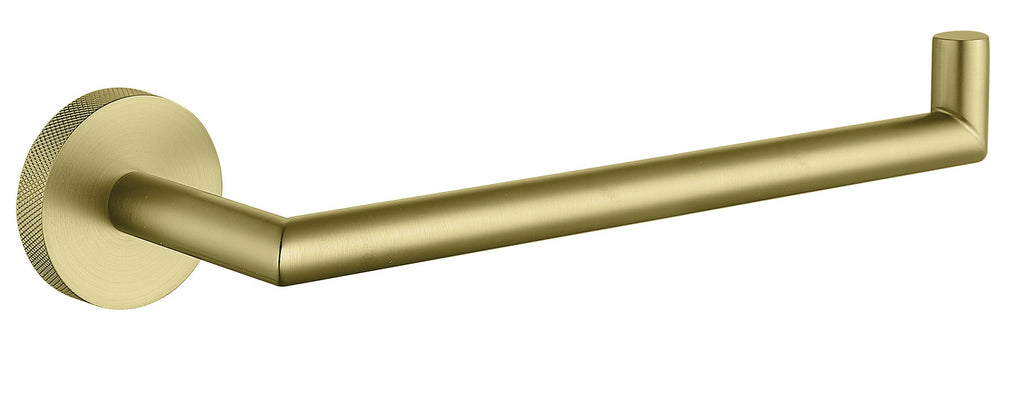 Tudeley Knurled Towel Bar 614mm – Chrome, Matt Black, Brushed Gunmetal & Brushed Brass
