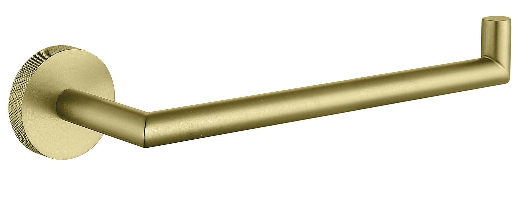 Tudeley Knurled Towel Bar 614mm – Chrome, Matt Black, Brushed Gunmetal & Brushed Brass