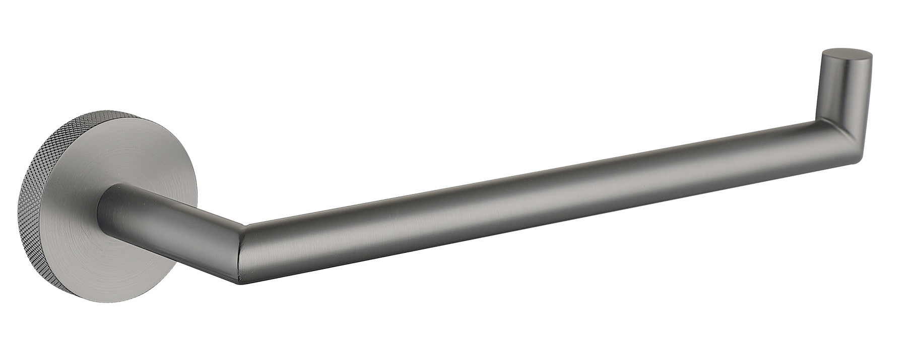 Tudeley Knurled Towel Bar 614mm – Chrome, Matt Black, Brushed Gunmetal & Brushed Brass