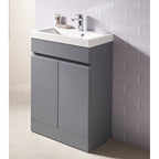 Urban 600mm Base Unit & Basin - Pearl Grey