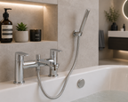 Urban Bath Shower Mixer Tap with Shower Kit – Chrome