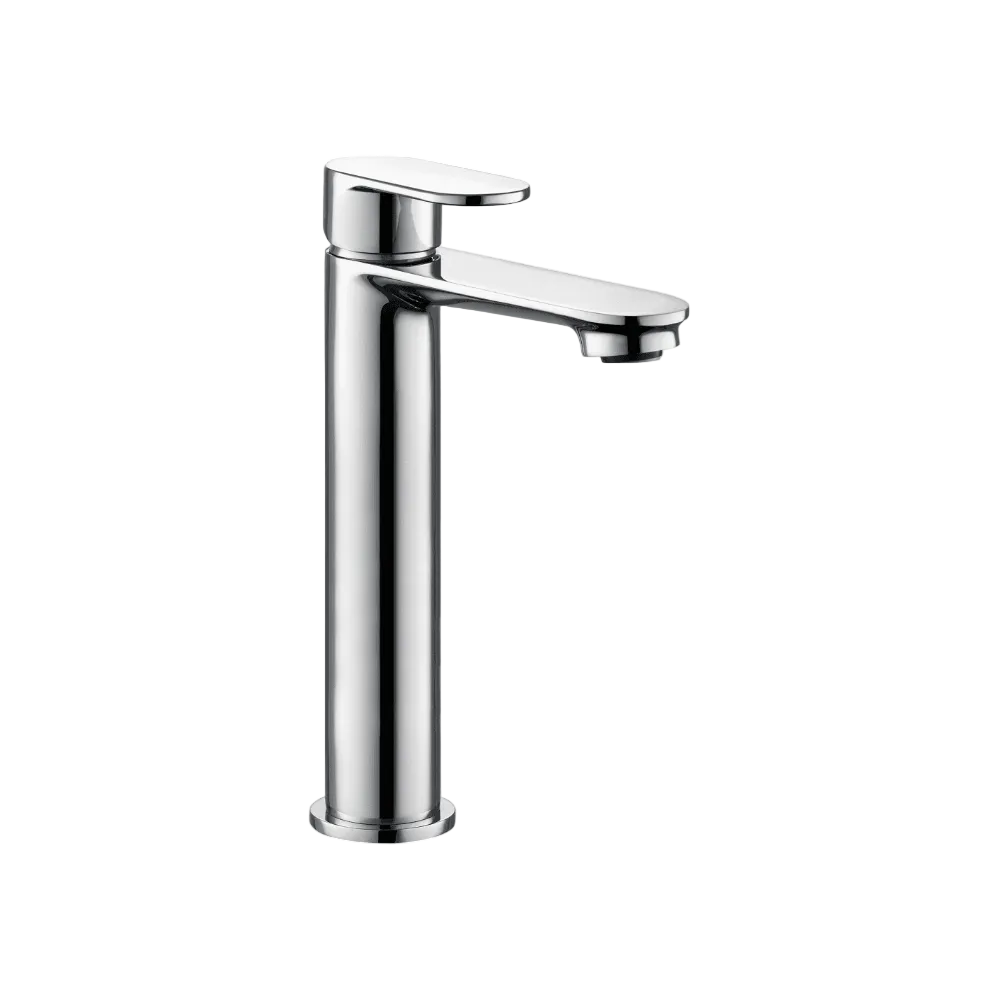 Urban Chrome Tall Basin Mixer with Slotted Waste