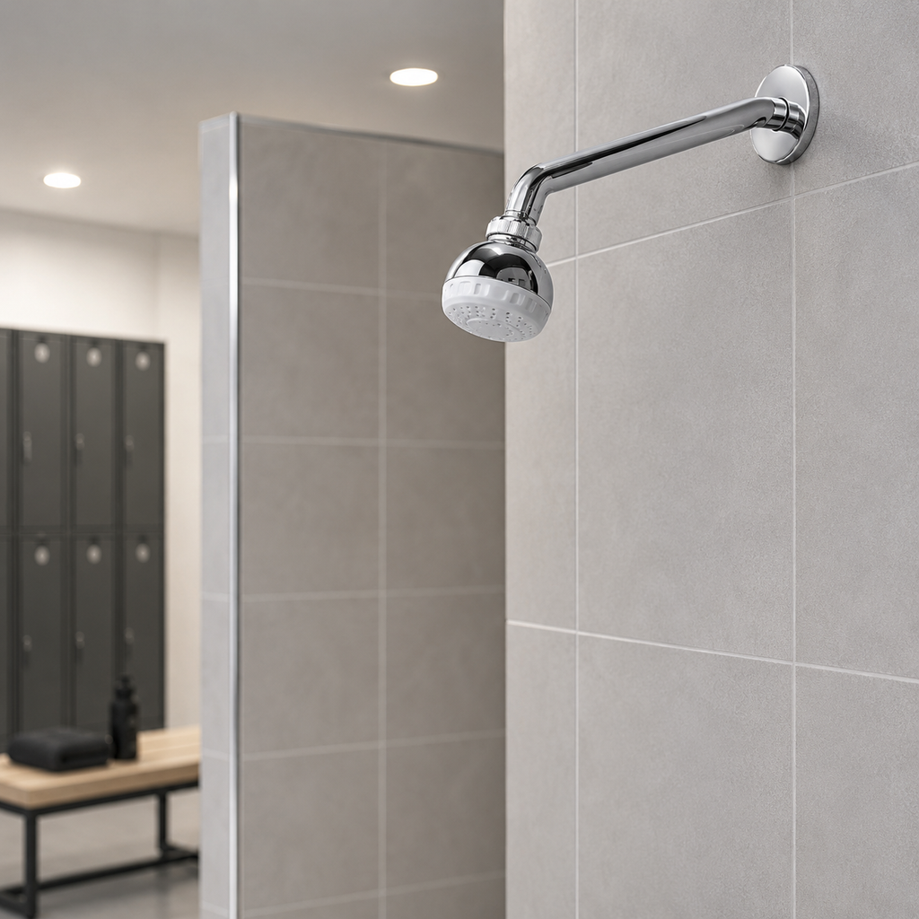 Vandal Resistant Commercial Shower Head – Chrome
