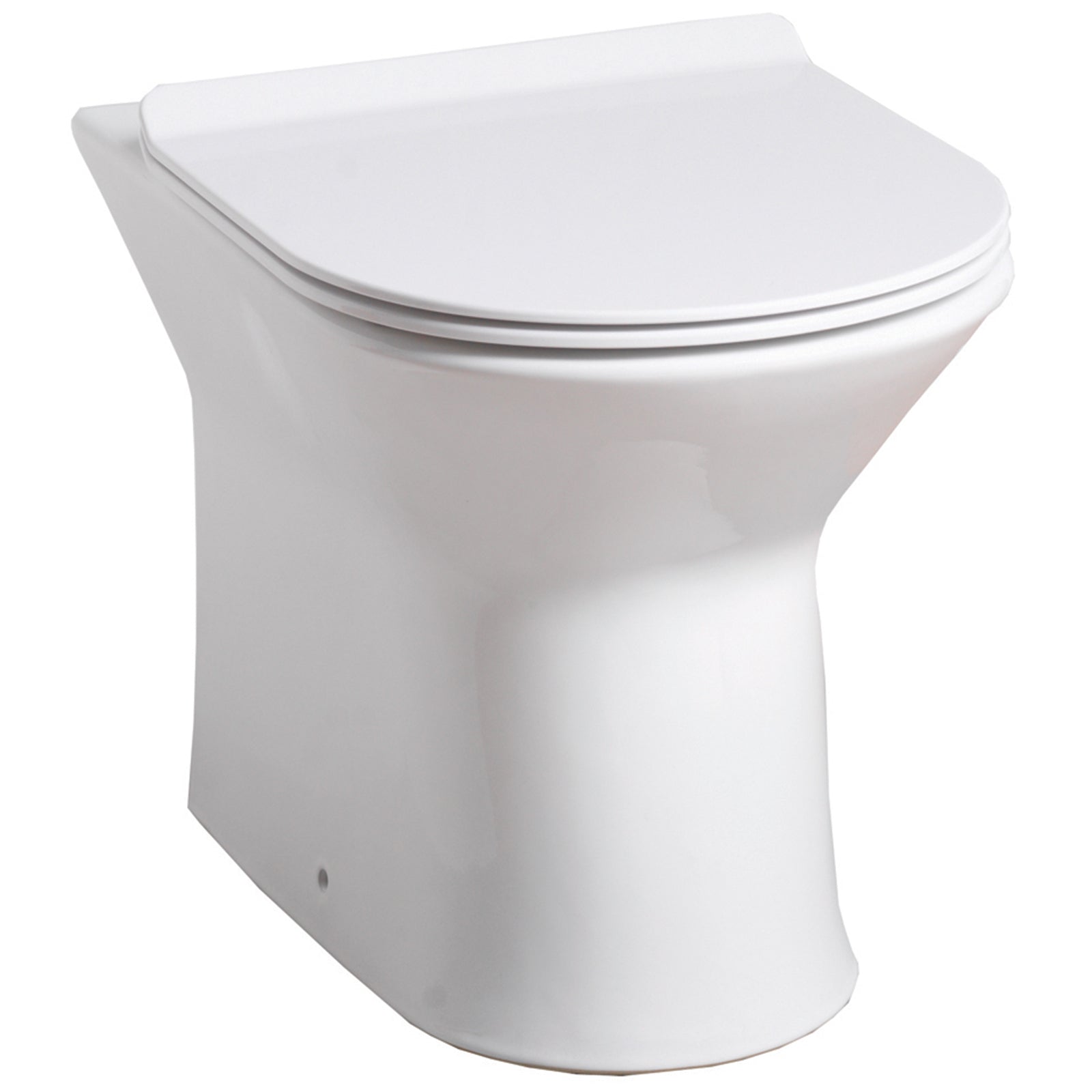 Venice Rimless Back-to-Wall Pan & Soft Close Seat