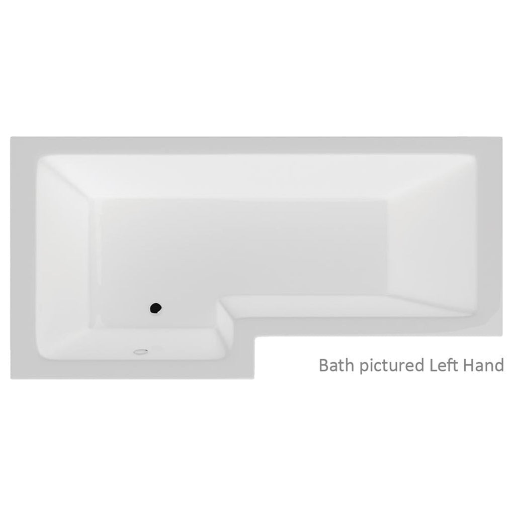 Vermont 1500 x 700mm Shower Bath - LH