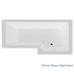 Vermont 1500 x 700mm Shower Bath - RH