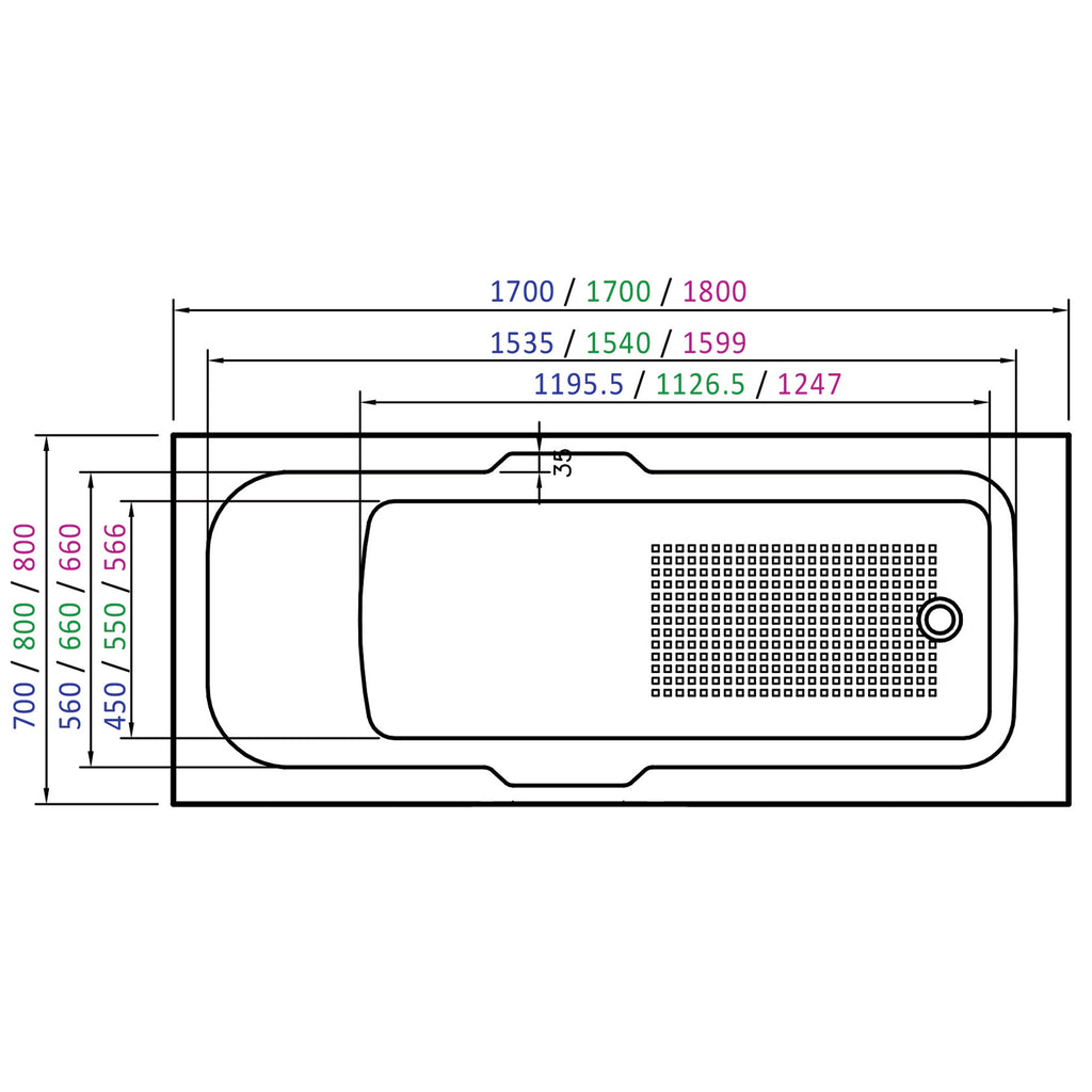 Eton Rimless Complete Bathroom Suite