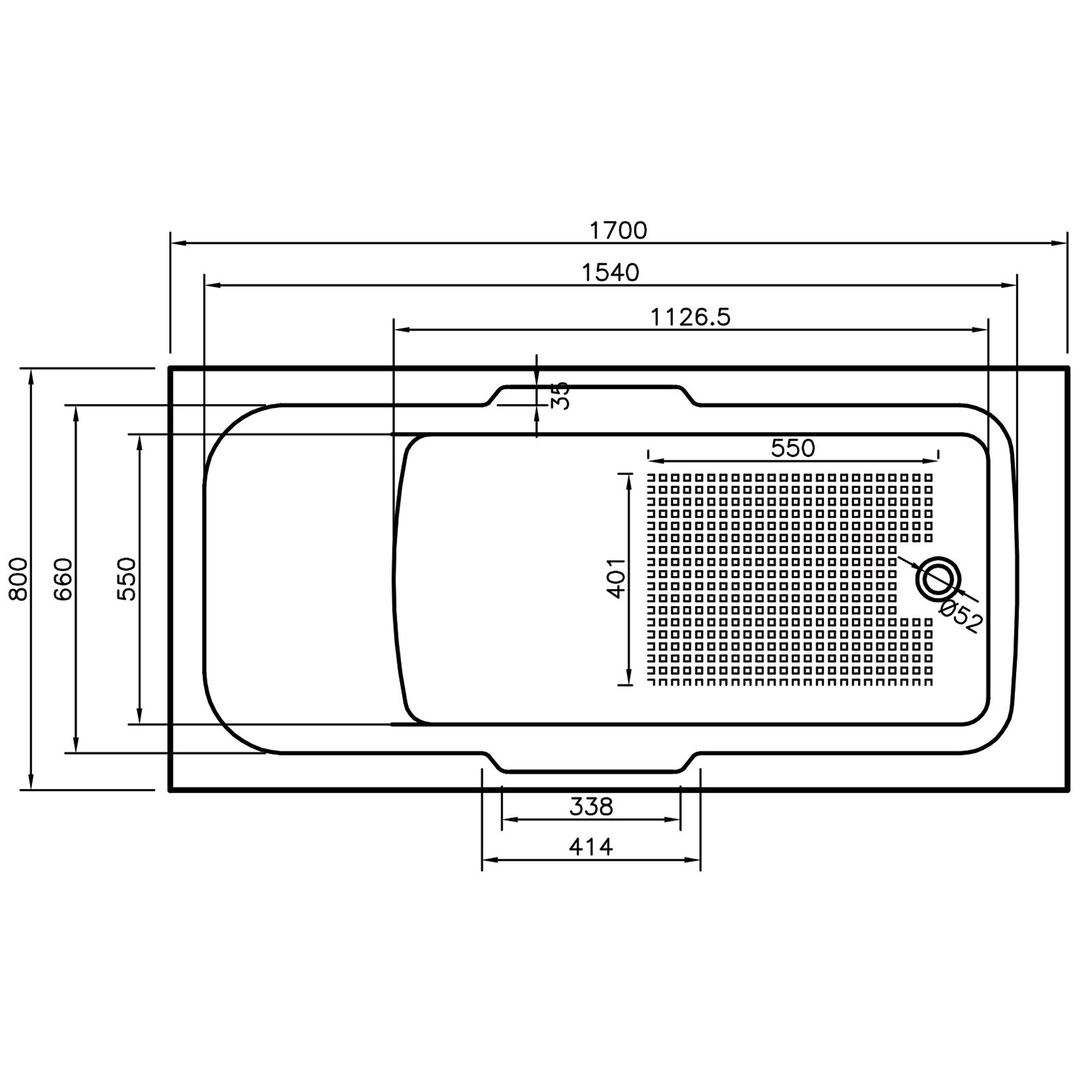 Eton Rimless Complete Bathroom Suite