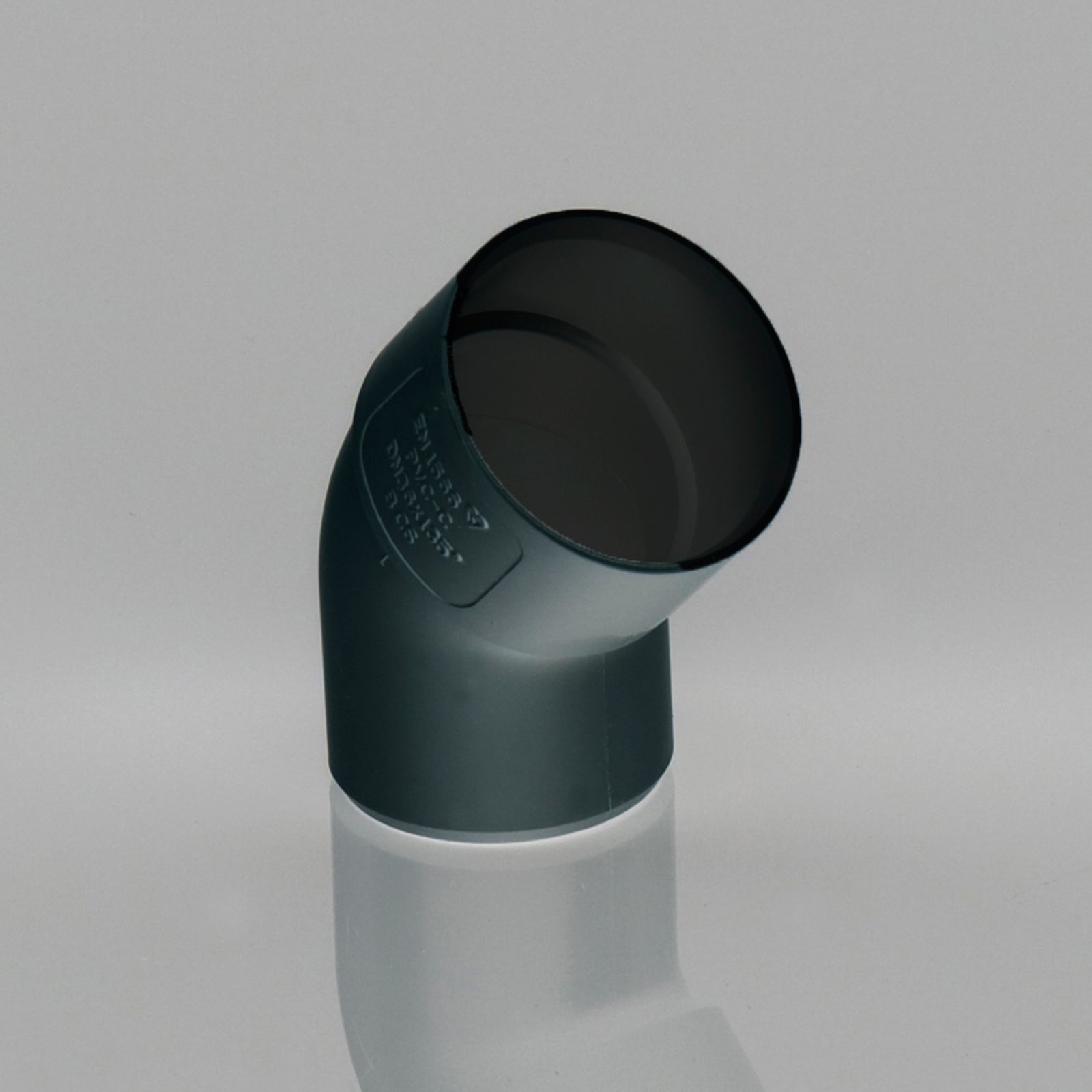 40mm 135dg Solvent Weld Spigot Bend Black. Pack of 5