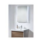 Genesis Warwick 500mm LED Bathroom Mirror with Side Lights, Touchless Sensor & Demister