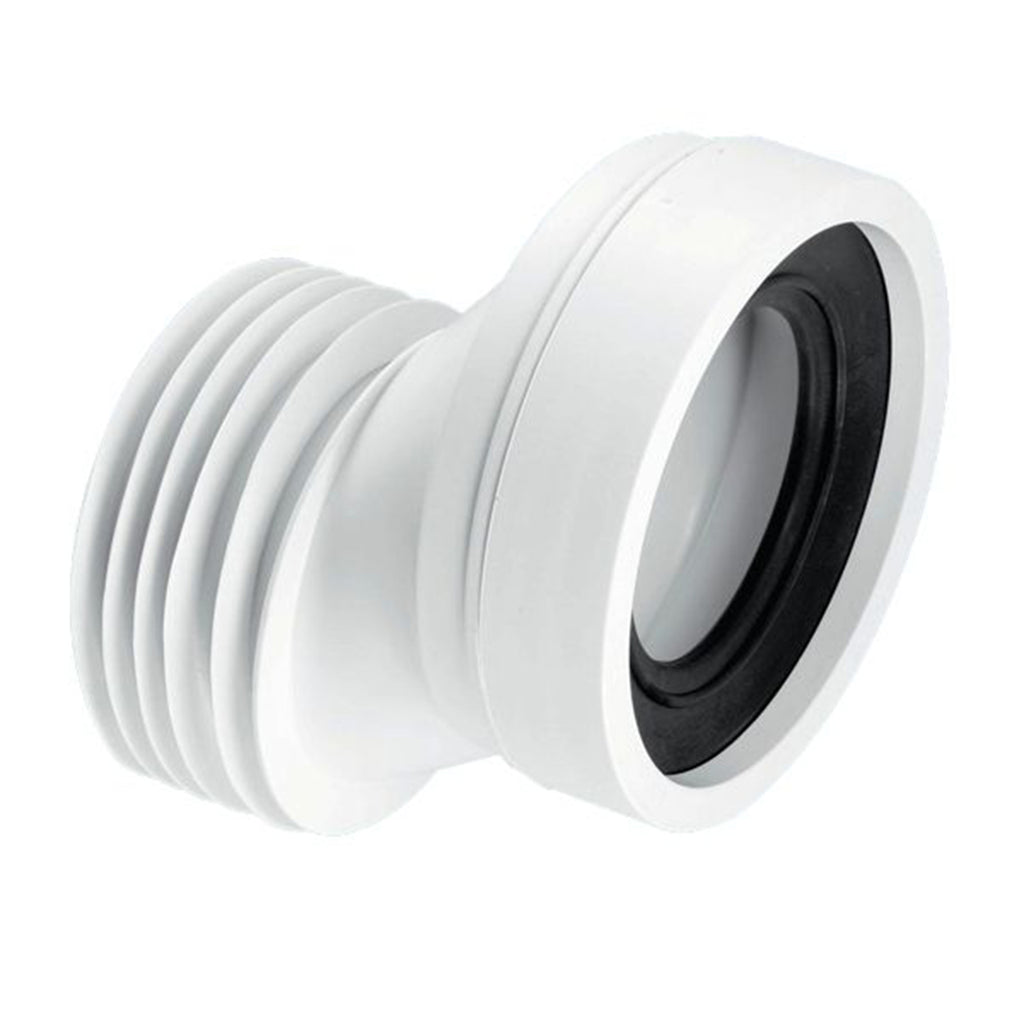 McAlpine 40mm Offset Rigid WC Connector