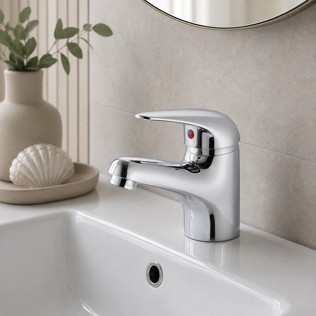 Yalding Mono Basin Mixer with Waste – Chrome