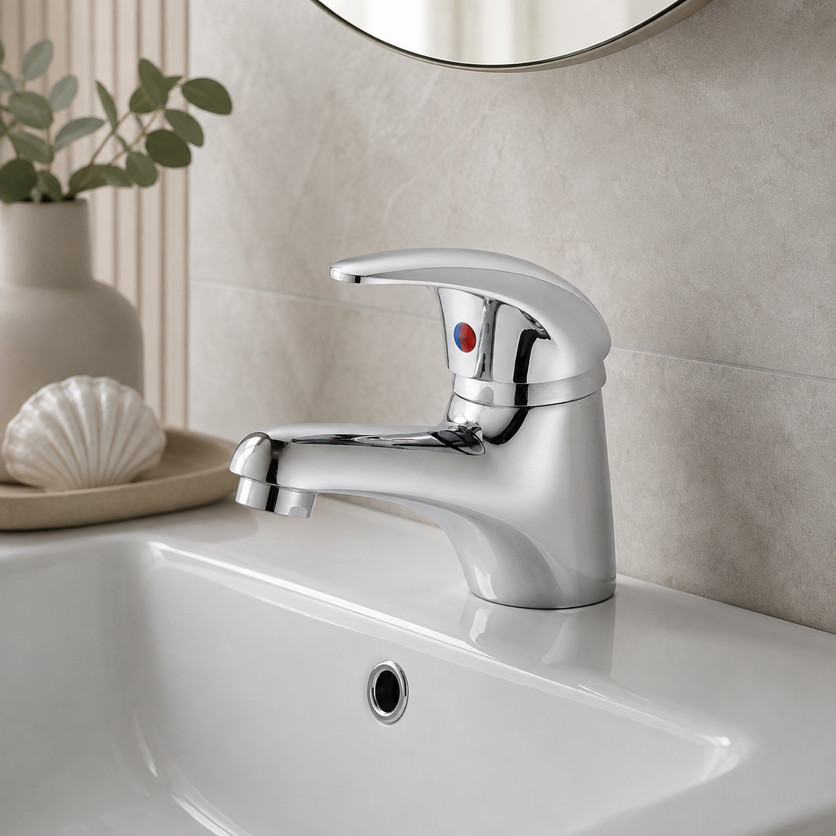 Yalding Mini Basin Mixer with Waste – Chrome