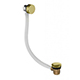 Levo Bath Overflow Filler with Clicker Waste - Brushed Gold